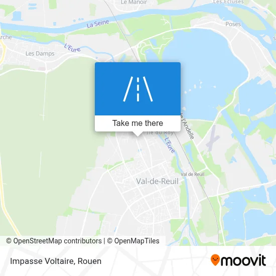 Impasse Voltaire map