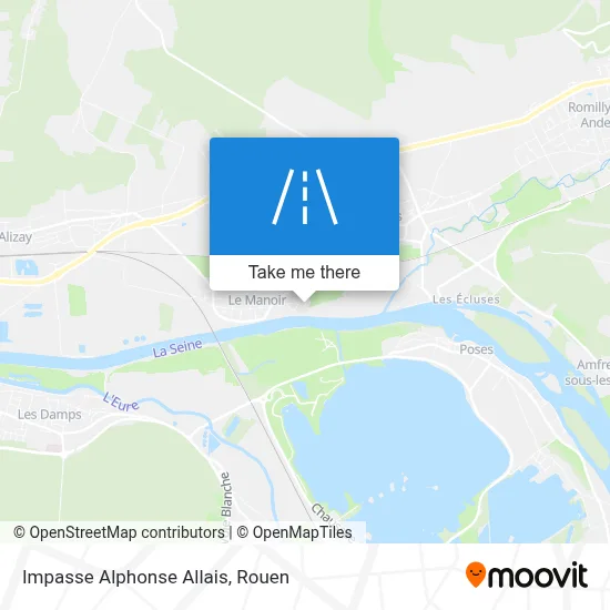 Impasse Alphonse Allais map