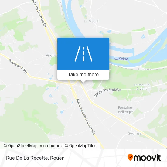 Rue De La Recette map