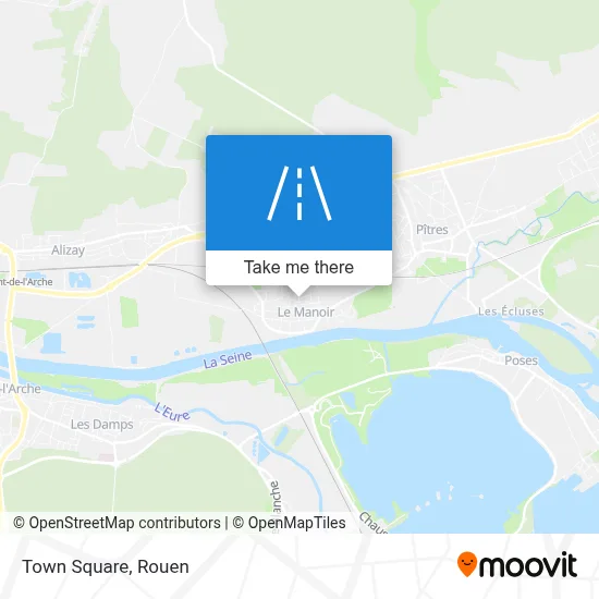 Mapa Place Communale