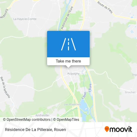 Résidence De La Pilleraie map