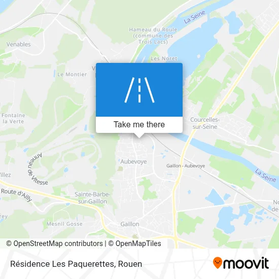 Résidence Les Paquerettes map