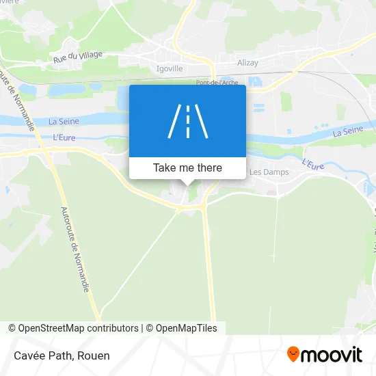 Chemin De La Cavée map