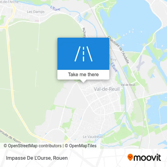 Impasse De L'Ourse map