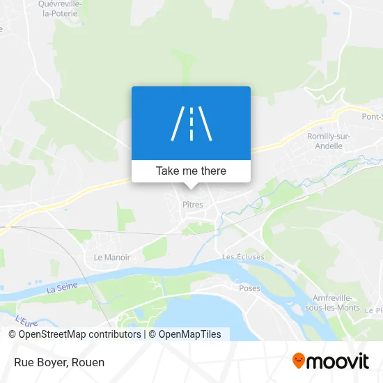 Rue Boyer map