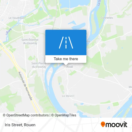 Rue Des Iris map