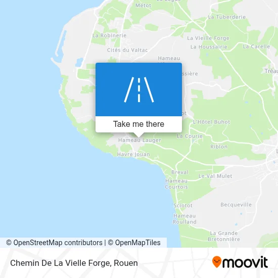 Chemin De La Vielle Forge map