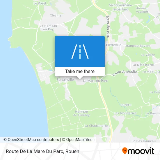 Route De La Mare Du Parc map
