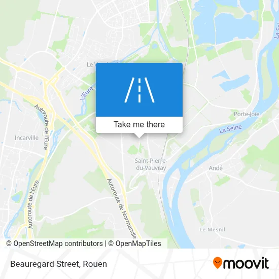Rue De Beauregard map