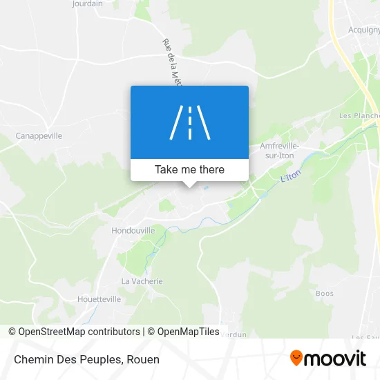 Chemin Des Peuples map