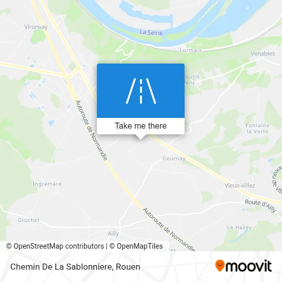 Chemin De La Sablonniere map