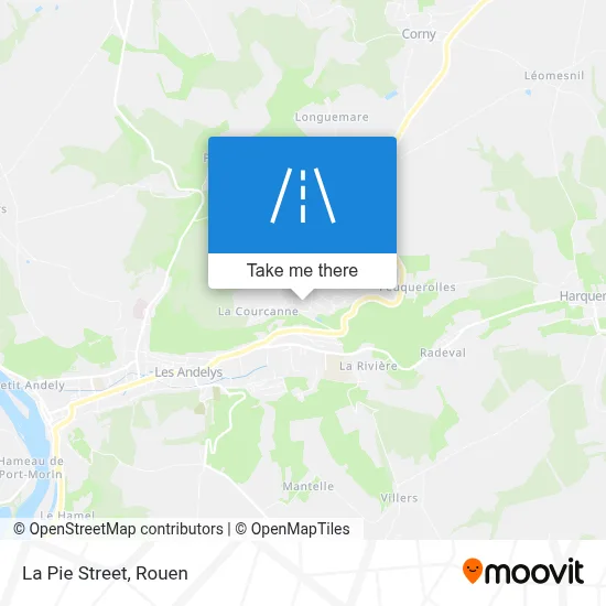 Rue De La Pie map