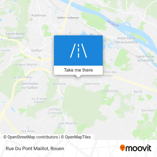 Rue Du Pont Maillot map