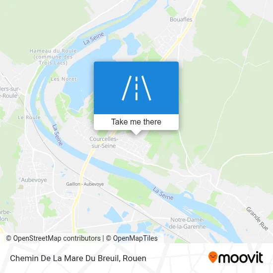 Chemin De La Mare Du Breuil map