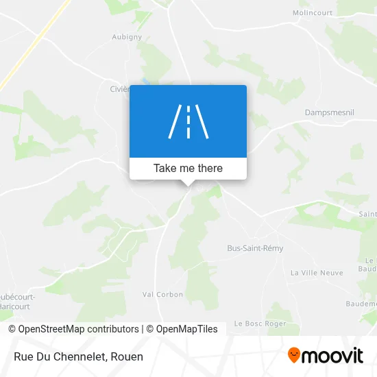 Rue Du Chennelet map