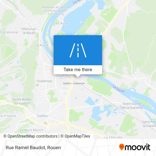 Mapa Rue Ramel Baudot