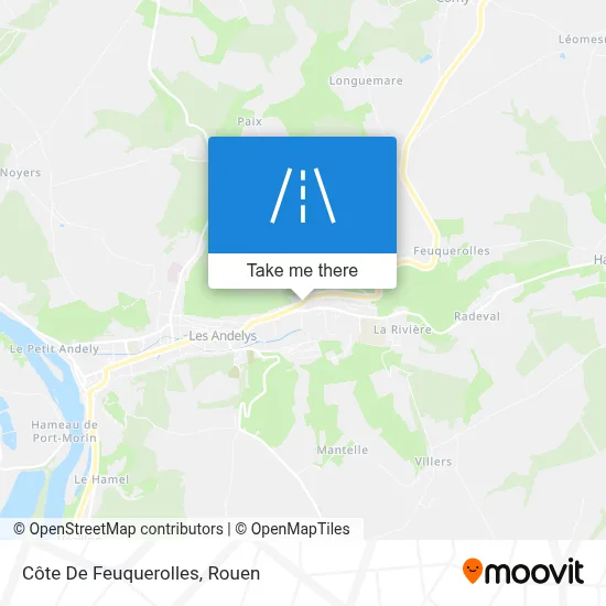 Côte De Feuquerolles map