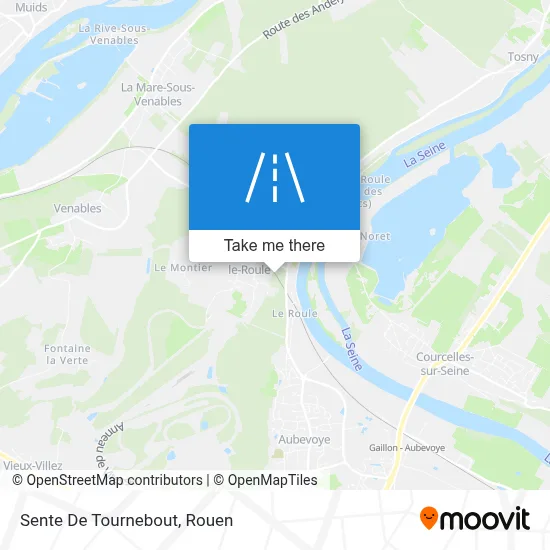 Sente De Tournebout map