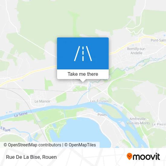 Rue De La Bise map