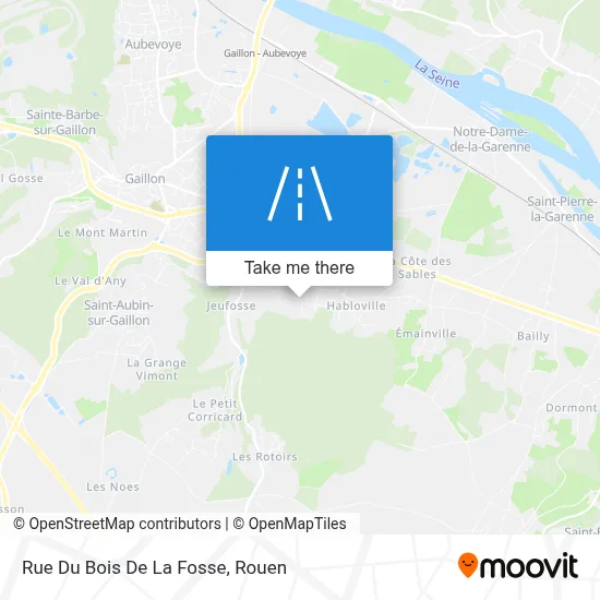 Rue Du Bois De La Fosse map