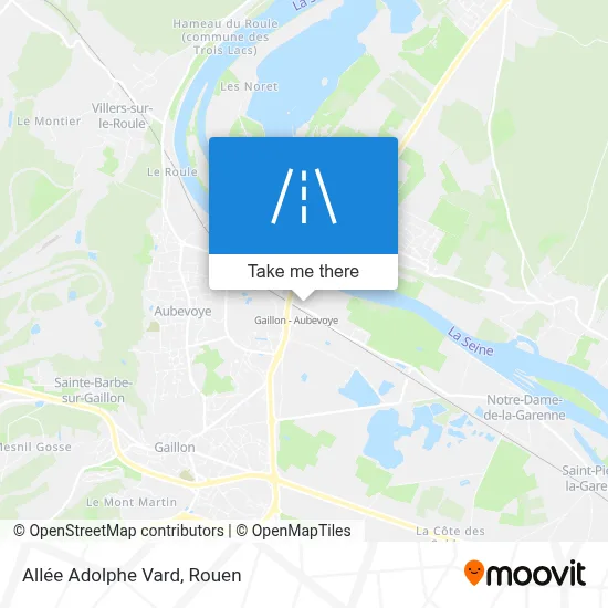 Allée Adolphe Vard map