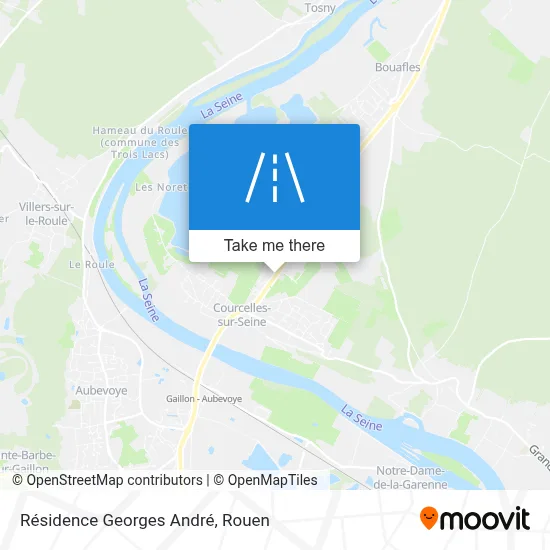 Résidence Georges André map