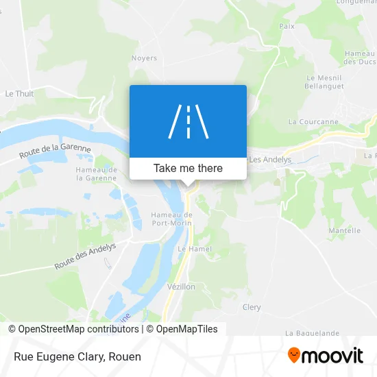 Rue Eugene Clary map