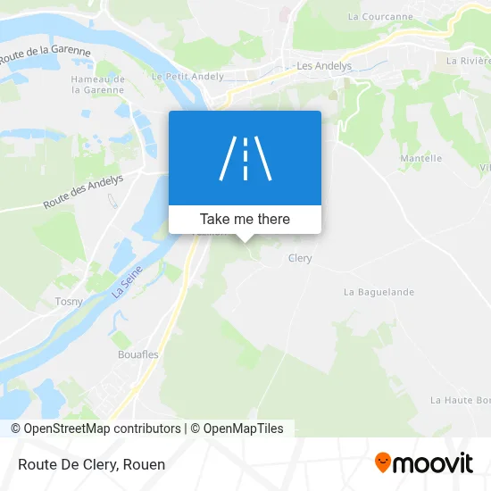Route De Clery map