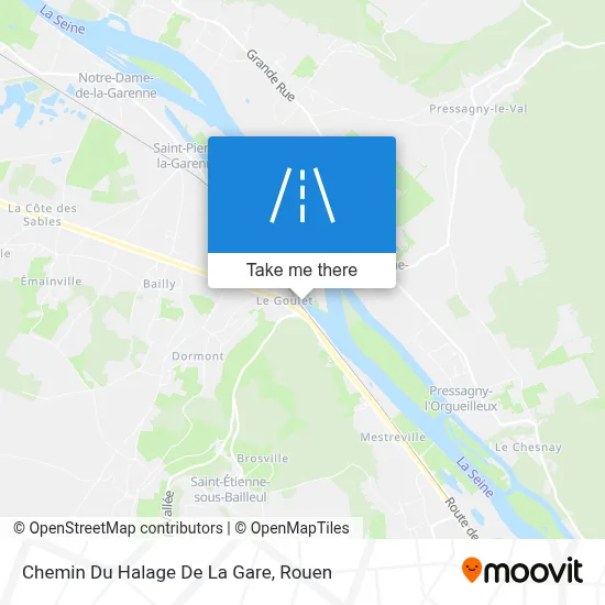 Chemin Du Halage De La Gare map
