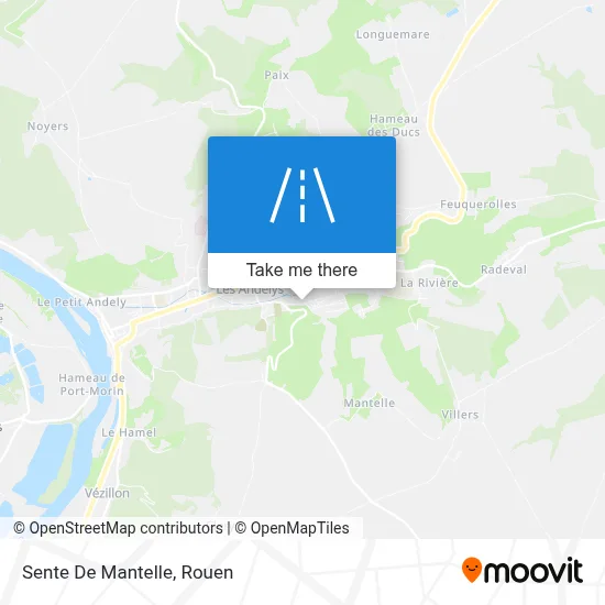 Sente De Mantelle map
