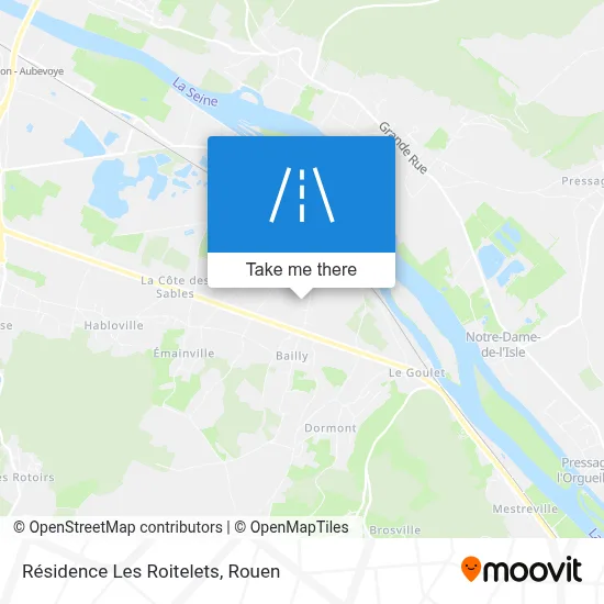 Résidence Les Roitelets map