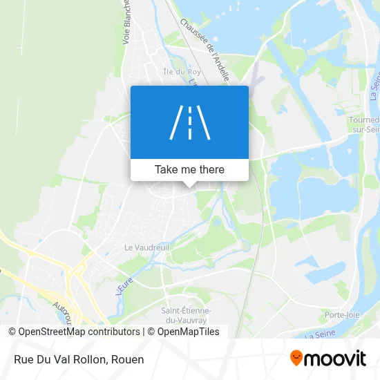 Rue Du Val Rollon map
