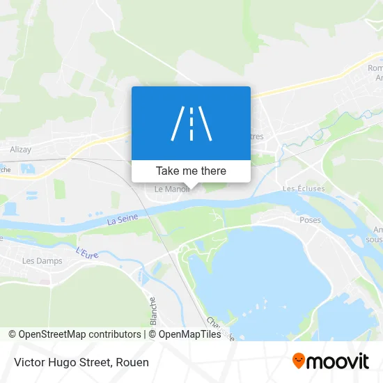 Rue Victor Hugo map