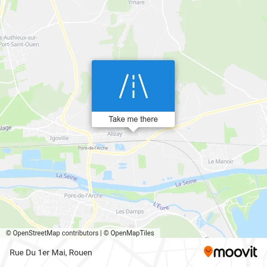 Mapa Rue Du 1er Mai