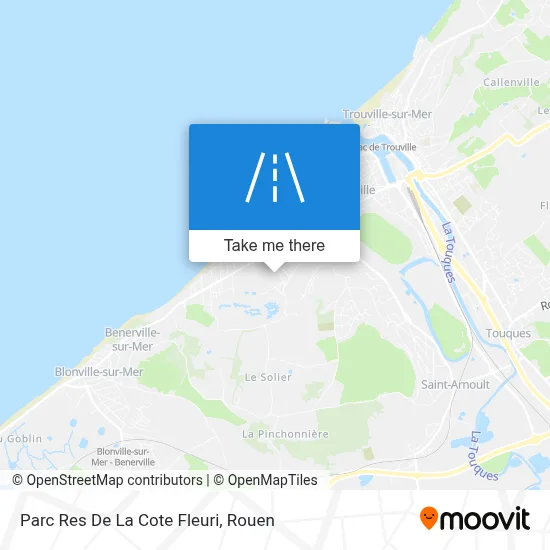 Parc Res De La Cote Fleuri map
