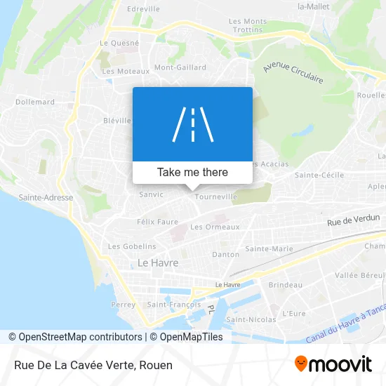 Rue De La Cavée Verte map