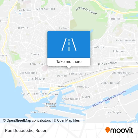 Mapa Rue Ducouedic