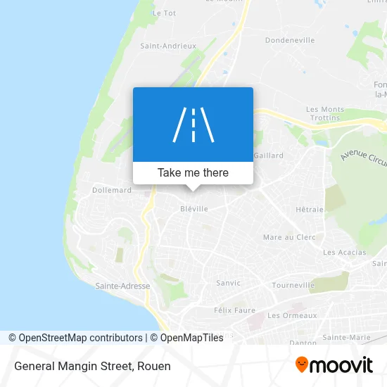 Rue Du Général Mangin map