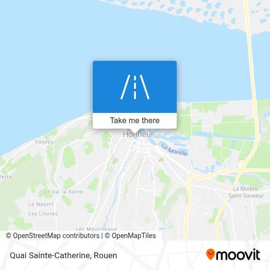 Quai Sainte-Catherine map