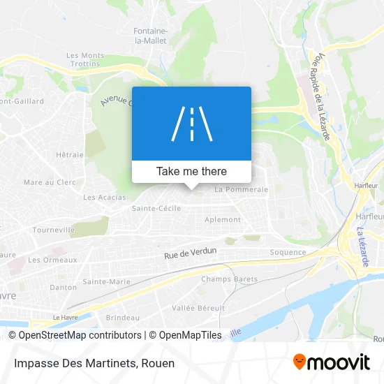 Impasse Des Martinets map