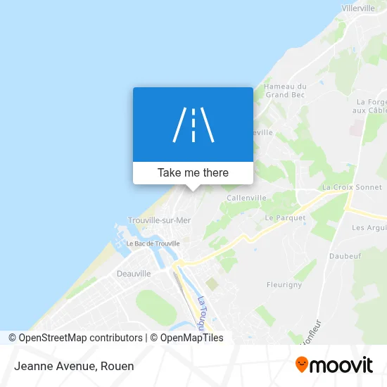 Avenue Jeanne map