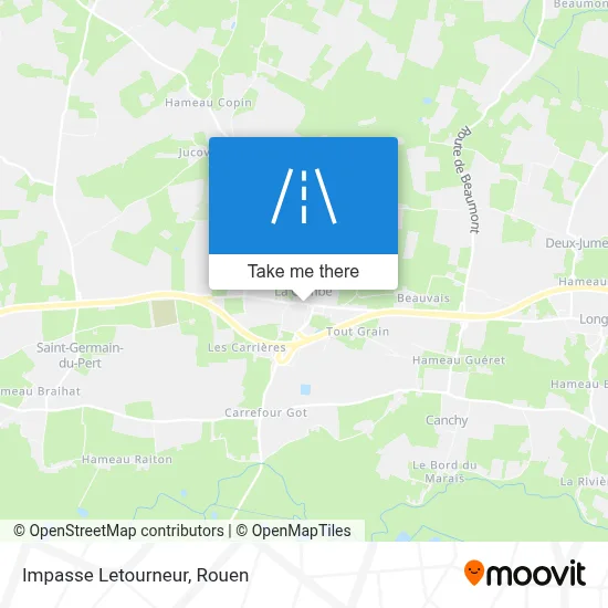 Impasse Letourneur map