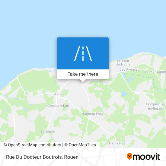 Mapa Rue Du Docteur Boutrois