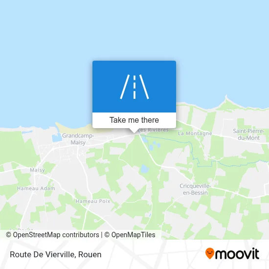 Route De Vierville map