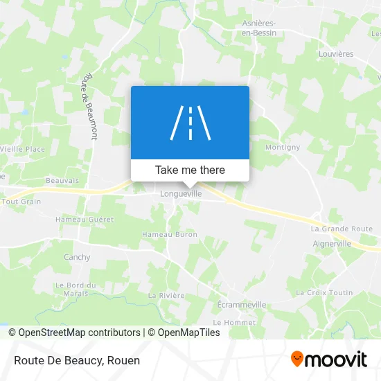 Route De Beaucy map