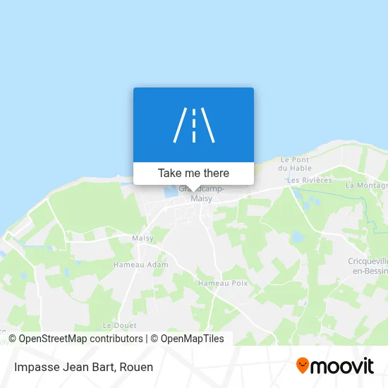 Impasse Jean Bart map