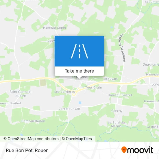 Mapa Rue Bon Pot