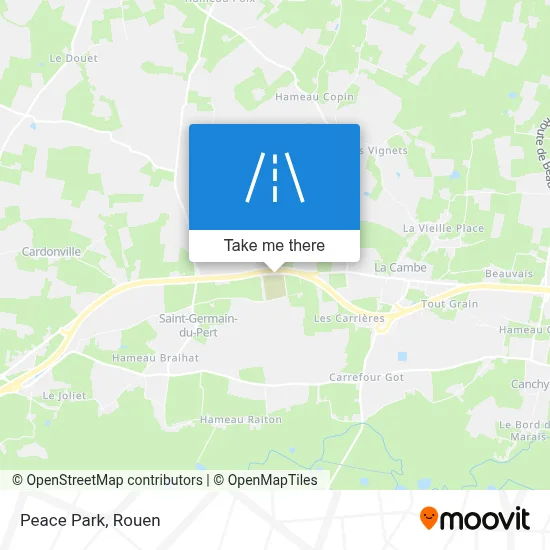 Mapa Friedenspark