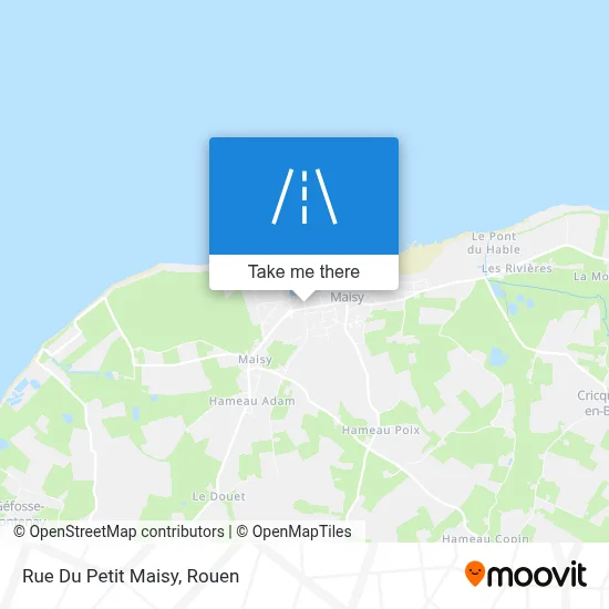 Rue Du Petit Maisy map