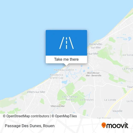 Passage Des Dunes map
